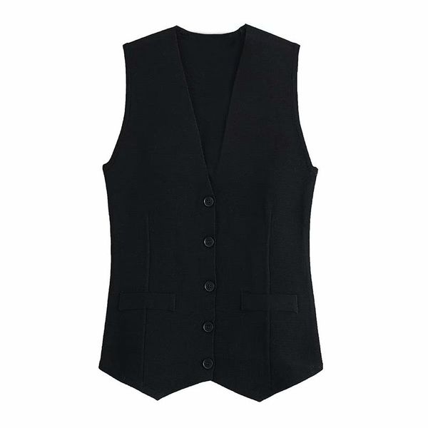 women's vests katara fashion sleeveless sweaters women elegant casual solid slim v neck sweater single breasted ladies, Black;white
women's vests katara fashion sleeveless sweaters women elegant casual solid slim v neck sweater single breasted ladies, Black;white