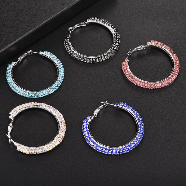 fashion crystal double row hoop earrings for woman jewelry accessories gift, Golden;silver
fashion crystal double row hoop earrings for woman jewelry accessories gift, Golden;silver