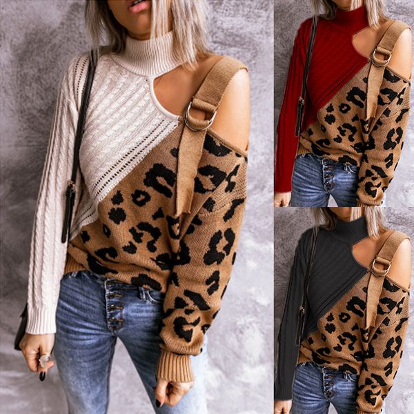 fall 2021 women chic pullovers lady off shoulder turtleneck knit sweater colorblock long sleeve weater female jumper, White;black
fall 2021 women chic pullovers lady off shoulder turtleneck knit sweater colorblock long sleeve weater female jumper, White;black
