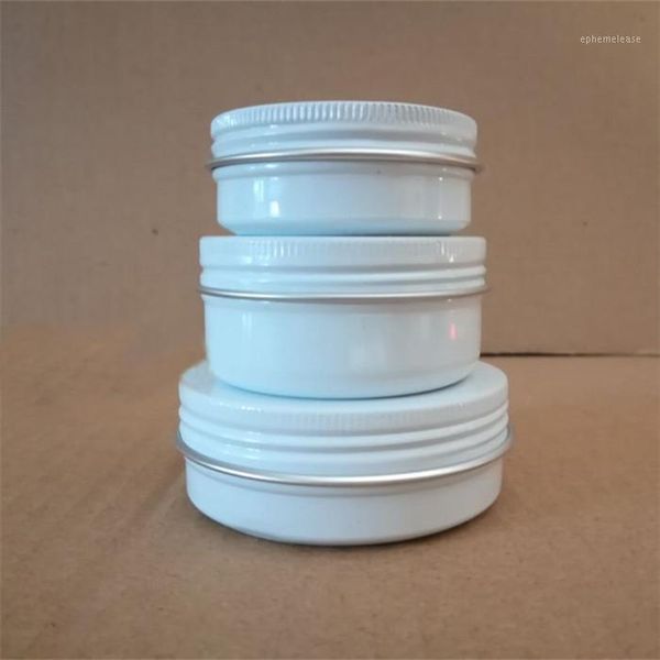 10/15/30/50/60/80/100/150g refillable box white empty round aluminum metal tin cosmetic cream diy jar aluminum pot1
10/15/30/50/60/80/100/150g refillable box white empty round aluminum metal tin cosmetic cream diy jar aluminum pot1