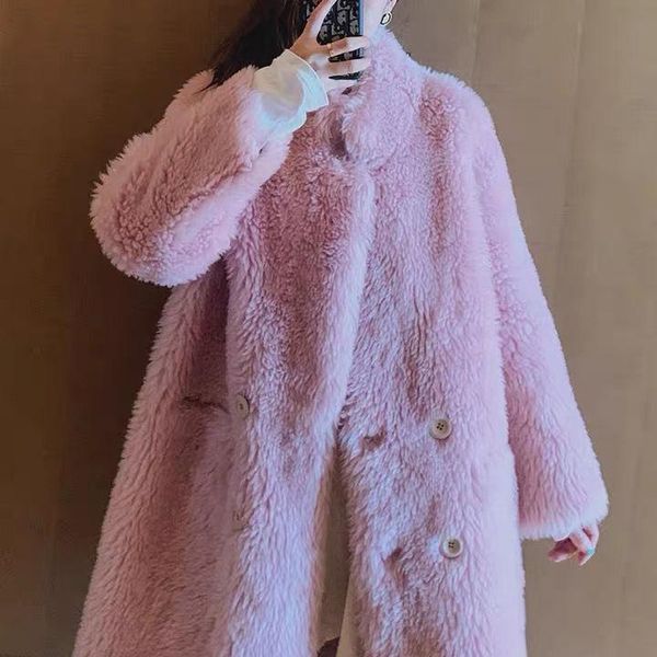 bella philosophy wonder winter oversized long teddy coat female thick warm overcoat vintage lady casual loose faux fur outwears, Black
bella philosophy wonder winter oversized long teddy coat female thick warm overcoat vintage lady casual loose faux fur outwears, Black