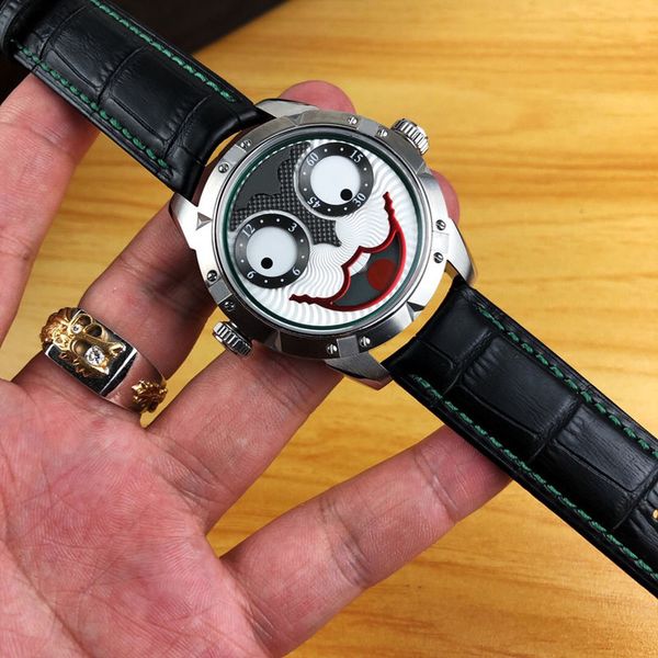 designer watch imported quartz electronic movement 20,000 kinds of expression changes expression changes with time leisure leather strap x40, Slivery;brown
designer watch imported quartz electronic movement 20,000 kinds of expression changes expression changes with time leisure leather strap x40, Slivery;brown
