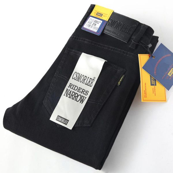 new autumn black men's jeans slim elastic csmorlee brands fashion business trousers classic style winter jeans denim male pants, Blue
new autumn black men's jeans slim elastic csmorlee brands fashion business trousers classic style winter jeans denim male pants, Blue