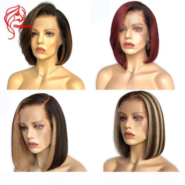 hesperis 12 inch short bob lace front human hair wigs pre preplucked brazilian remy highlight blonde 13x6 lace front wigs ombre, Black;brown
hesperis 12 inch short bob lace front human hair wigs pre preplucked brazilian remy highlight blonde 13x6 lace front wigs ombre, Black;brown