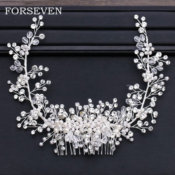 bridal tiaras pearl hair comb crystal headpiece head jewelry women hair ornaments rhinestone wedding headbands y200409, Slivery;golden
bridal tiaras pearl hair comb crystal headpiece head jewelry women hair ornaments rhinestone wedding headbands y200409, Slivery;golden