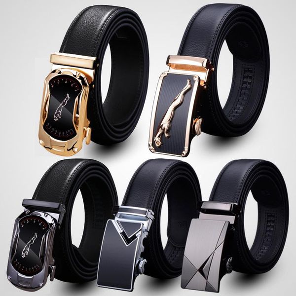 the latest belt leather men's alloy automatic buckle cowhide belt custom leather goods business gift pants factory wholesal, Black;brown
the latest belt leather men's alloy automatic buckle cowhide belt custom leather goods business gift pants factory wholesal, Black;brown