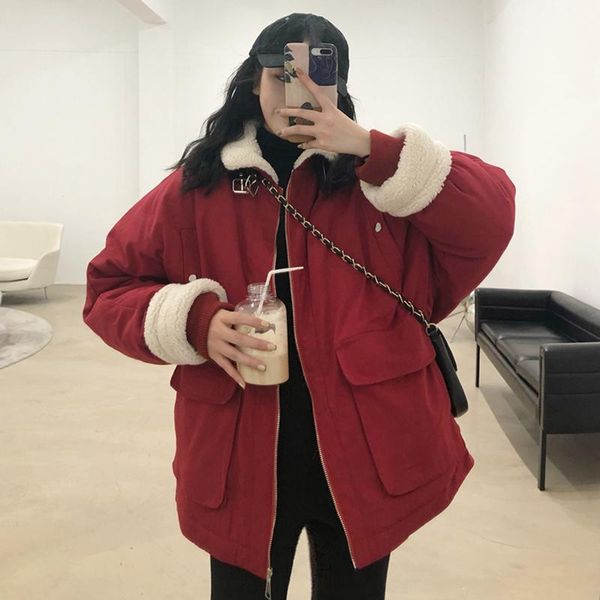 autumn and winter 2020 new korean version loose and thin stand collar with thick cotton jacket, Black
autumn and winter 2020 new korean version loose and thin stand collar with thick cotton jacket, Black