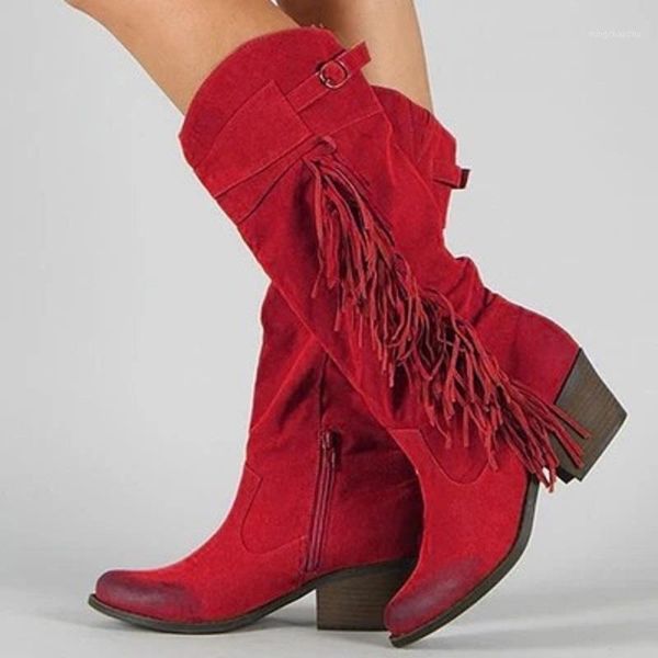 mingchaozhu boots women shoes winter knee high tassel platform heels ladies vintage punk western riding1, Black
mingchaozhu boots women shoes winter knee high tassel platform heels ladies vintage punk western riding1, Black