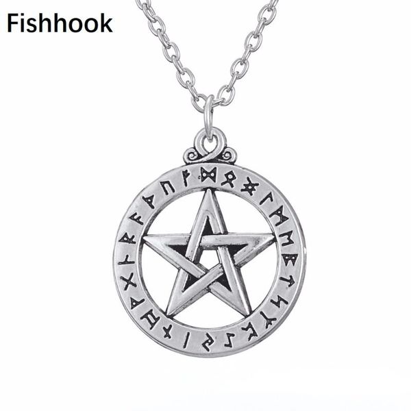 pendant necklaces fishhook small rune alphabet pentacle pentagram norse viking asatru jewelry charm necklace, Silver
pendant necklaces fishhook small rune alphabet pentacle pentagram norse viking asatru jewelry charm necklace, Silver