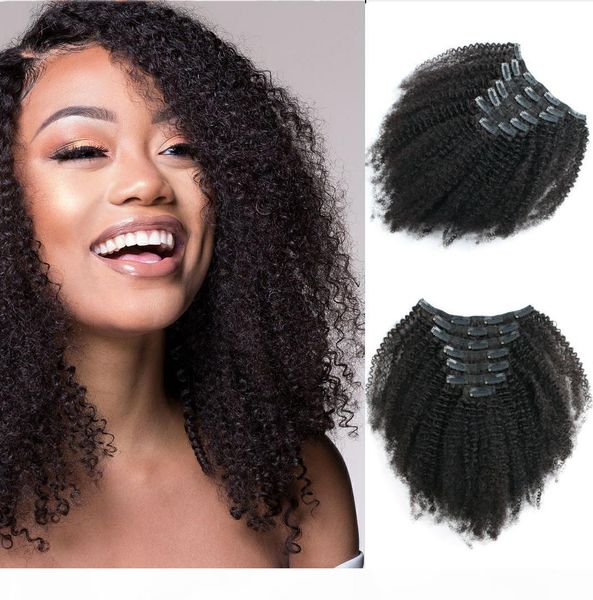 afro clip on hair brazilian indian peruvian china's hair 7pieces set 12inch-20inch factory direct sale, Black;brown 
afro clip on hair brazilian indian peruvian china's hair 7pieces set 12inch-20inch factory direct sale, Black;brown