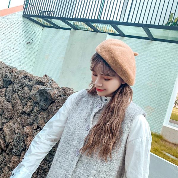 berets ady spring winter hat painter style women wool vintage solid color caps female bonnet warm walking cap#p1, Blue;gray
berets ady spring winter hat painter style women wool vintage solid color caps female bonnet warm walking cap#p1, Blue;gray