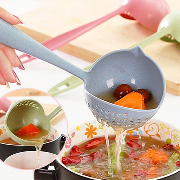 2 in 1 tablespoon long handle kitchen filter solid color cooking colander kitchen spoon plastic tableware colander bbykic
2 in 1 tablespoon long handle kitchen filter solid color cooking colander kitchen spoon plastic tableware colander bbykic