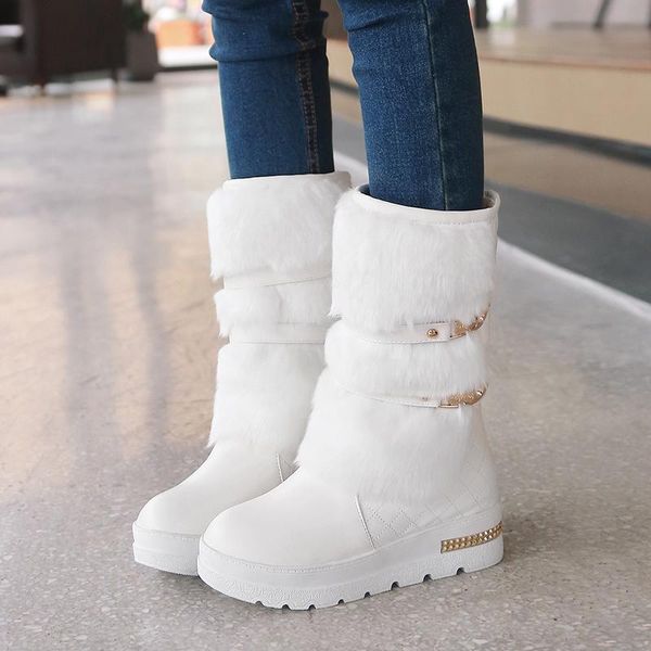 boots women non-slip waterproof winter ankle snow platform shoes with thick fur botas mujer thigh high, Black
boots women non-slip waterproof winter ankle snow platform shoes with thick fur botas mujer thigh high, Black