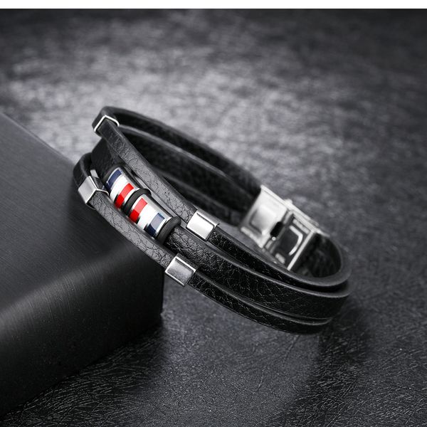 queen66 2020 trendy leather bracelet men's british style black pu tassel chain link bracelet jewelry for male gifts
queen66 2020 trendy leather bracelet men's british style black pu tassel chain link bracelet jewelry for male gifts