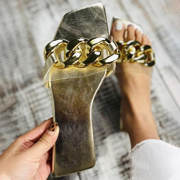 slippers summer women's fashion flat metal chain ladies casual shoes women beach slipper female footwear plus size 2021, Black
slippers summer women's fashion flat metal chain ladies casual shoes women beach slipper female footwear plus size 2021, Black