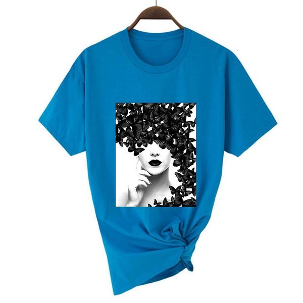 new t-shirt modern girly and butterfly graphic harajuku short sleeve summer simplicity art women's shirt casual o-neck tshirt, White
new t-shirt modern girly and butterfly graphic harajuku short sleeve summer simplicity art women's shirt casual o-neck tshirt, White
