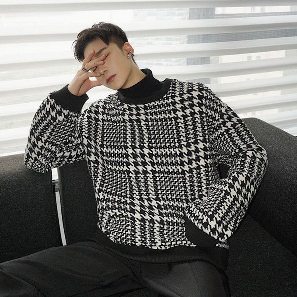 men's shirt 2021 autumn new fine knit style checked sport leisure youth clothes 2exj, Black
men's shirt 2021 autumn new fine knit style checked sport leisure youth clothes 2exj, Black