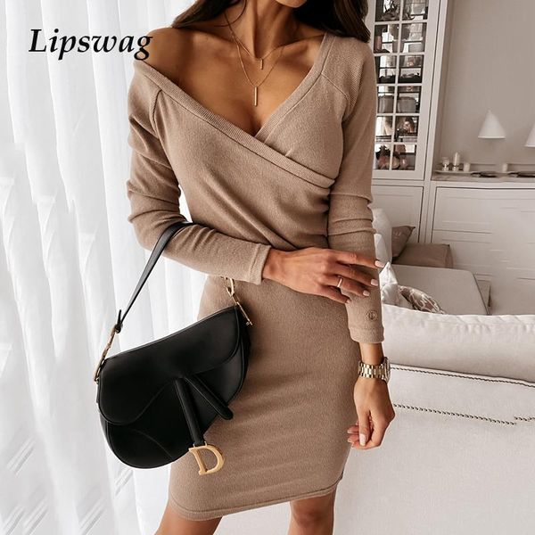 elastic long sleeve bodycon party dresses v-neck button slim dresses elegant women skinny clubwear basic midi dress, Black;gray
elastic long sleeve bodycon party dresses v-neck button slim dresses elegant women skinny clubwear basic midi dress, Black;gray