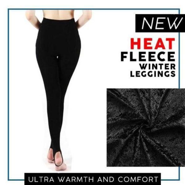 women heat fleece high waist winter stretchy leggings warm fleece lined slim thermal pants regular size lxh1, Black 
women heat fleece high waist winter stretchy leggings warm fleece lined slim thermal pants regular size lxh1, Black