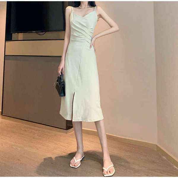 casual dresses medium length skirt half body split high waist sourc temperament sling drs, Black;gray
casual dresses medium length skirt half body split high waist sourc temperament sling drs, Black;gray