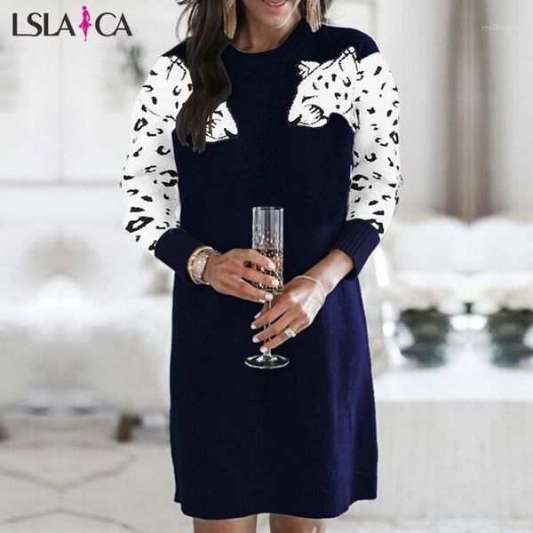 selling sweater female arm leopard head knit long sleeve long sweater temperament elegant dress 2019 autumn and winter1, White;black
selling sweater female arm leopard head knit long sleeve long sweater temperament elegant dress 2019 autumn and winter1, White;black
