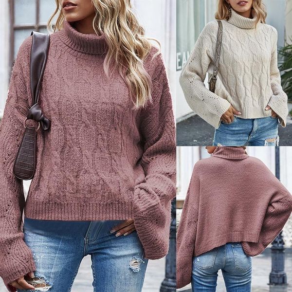 casual women's sweater long flare sleeve o neck pullovers autumn winter clothes loose knitwear, White;black
casual women's sweater long flare sleeve o neck pullovers autumn winter clothes loose knitwear, White;black