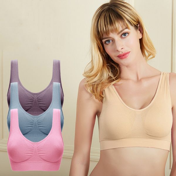 3pcs/lot plus size bras for women seamless bra with pads big size 5xl 6xl bralette push up brassiere vest wireless, Red;black
3pcs/lot plus size bras for women seamless bra with pads big size 5xl 6xl bralette push up brassiere vest wireless, Red;black