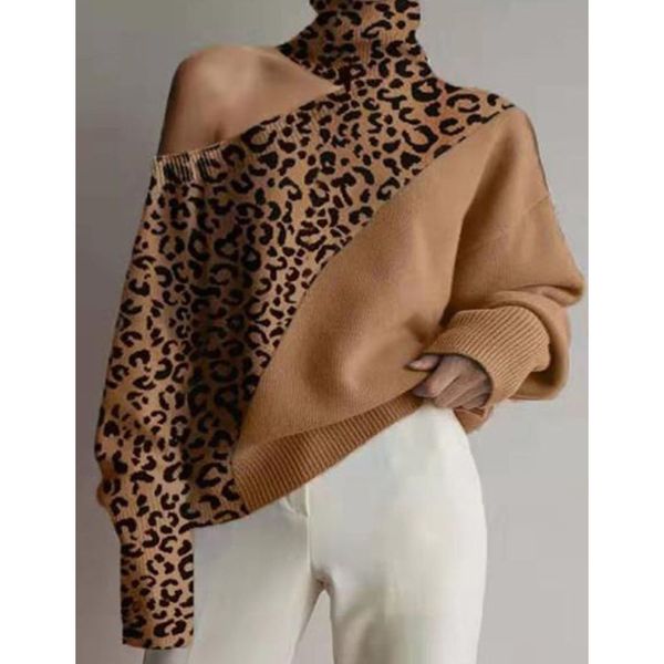 cross-border supply european and american autumn and winter pile collar turtleneck sloping-shoulder off the-shoulder pullover solid col, White
cross-border supply european and american autumn and winter pile collar turtleneck sloping-shoulder off the-shoulder pullover solid col, White