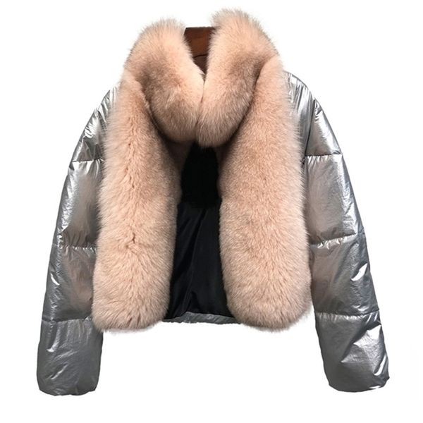 fursarcar new real down jacket with collar whole skin natural fox coats for women winter fur luxury outwear y201012, Black
fursarcar new real down jacket with collar whole skin natural fox coats for women winter fur luxury outwear y201012, Black