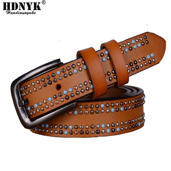 famous name brand women cowhide belt handmade rivet women genuine leather designer belts as gift y200501, Black;brown
famous name brand women cowhide belt handmade rivet women genuine leather designer belts as gift y200501, Black;brown
