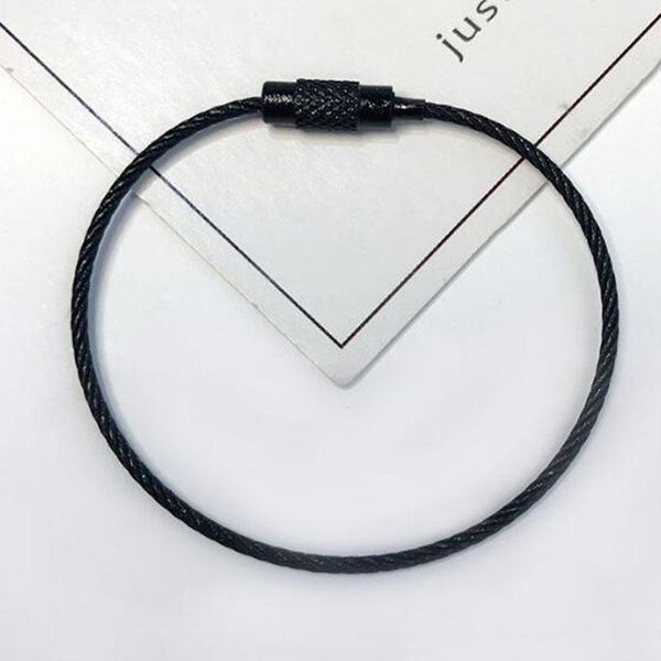 2pcs lot colorful wire rope key chain white balck green yellow color spray paint key ring car key chains hanging sqctkw 
2pcs lot colorful wire rope key chain white balck green yellow color spray paint key ring car key chains hanging sqctkw