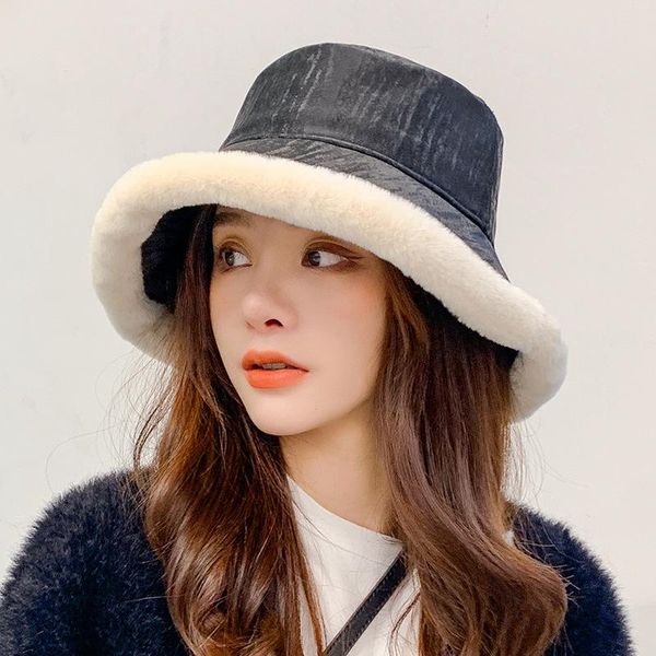 wide brim hats fisherman hat women's autumn and winter solid color imitation fur plush big side basin tide wild fashion thick warm, Blue;gray
wide brim hats fisherman hat women's autumn and winter solid color imitation fur plush big side basin tide wild fashion thick warm, Blue;gray