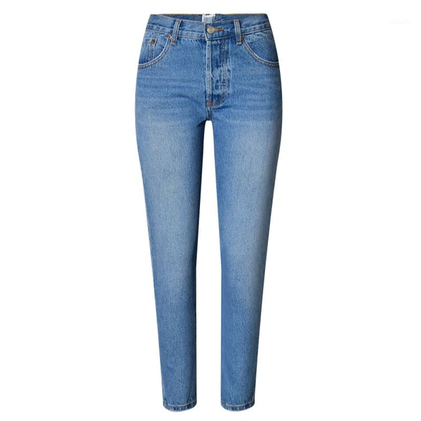 mom jeans ladies high-rise slim-fit washed denim trousers with worn back zipper pockets1, Blue
mom jeans ladies high-rise slim-fit washed denim trousers with worn back zipper pockets1, Blue