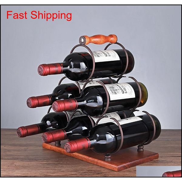 6 bottles retro portable wood metal wrought iron wine rack,countercabinet porch stand wine storage qylupq homes2011
6 bottles retro portable wood metal wrought iron wine rack,countercabinet porch stand wine storage qylupq homes2011