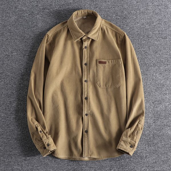 europe and america simple winter plush men's work clothes shirt slim corduroy casual outerwear shirt keep warm wear 0752 c1212, White;black
europe and america simple winter plush men's work clothes shirt slim corduroy casual outerwear shirt keep warm wear 0752 c1212, White;black