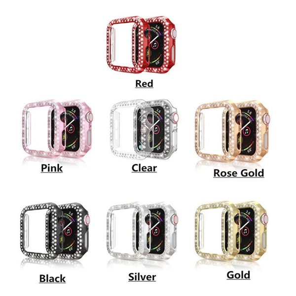 bumper protective watch case with two rows bling diamonds pc plating lightweight for fitbit iwatch series with opp bag
bumper protective watch case with two rows bling diamonds pc plating lightweight for fitbit iwatch series with opp bag