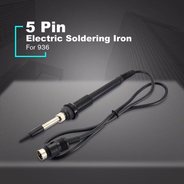 hand & power tool accessories 5 pin electric soldering iron insulated handle welding solder station rework repair tools heating for 936
hand & power tool accessories 5 pin electric soldering iron insulated handle welding solder station rework repair tools heating for 936