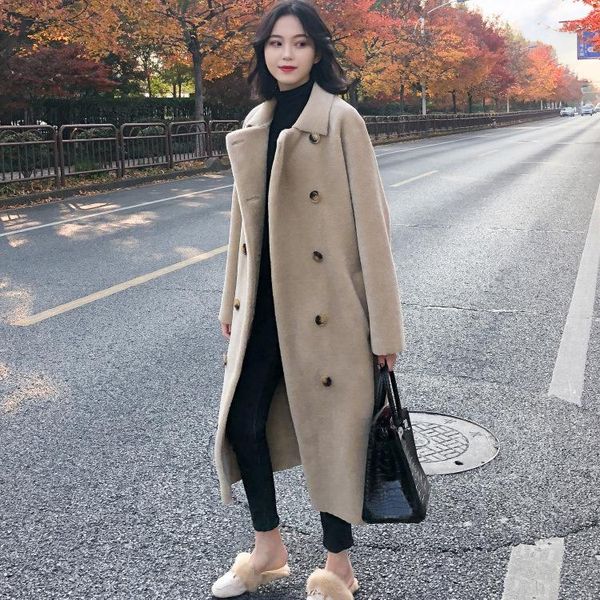 women's fur & faux autumn and winter granular cashmere coat mid-length lamb thickened warm, Black
women's fur & faux autumn and winter granular cashmere coat mid-length lamb thickened warm, Black