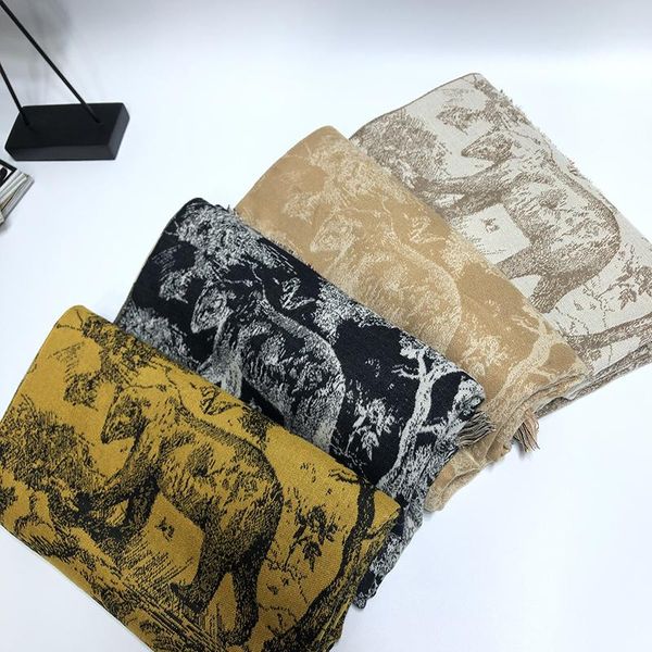 scarves 2021 classic brand women's long scarf with tiger lion plaid double-sided printing autumn and winter ladies soft cashmere sca, Blue;gray
scarves 2021 classic brand women's long scarf with tiger lion plaid double-sided printing autumn and winter ladies soft cashmere sca, Blue;gray