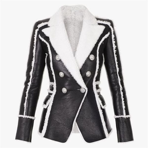 excellent quality 2020 stylish designer winter blazer for women lion buttons artificial fur leather jacket blazer lj201214, White;black
excellent quality 2020 stylish designer winter blazer for women lion buttons artificial fur leather jacket blazer lj201214, White;black