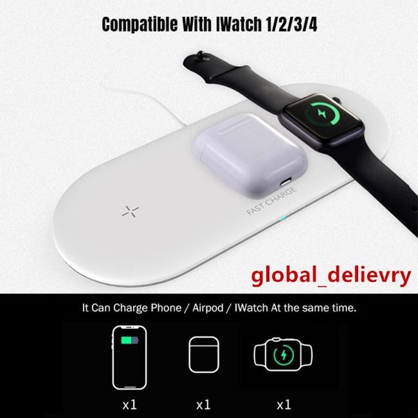 3-in-1 wireless charger pad qi universal 10w fast charge for smart phone & aple iphome smartwatch & wireless bluetooth headphones
3-in-1 wireless charger pad qi universal 10w fast charge for smart phone & aple iphome smartwatch & wireless bluetooth headphones