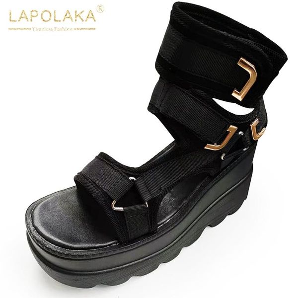 sandals lapolaka 2021 gladiator canvas woman shoes girls mix color ins dropship buckle platform summer ladies, Black
sandals lapolaka 2021 gladiator canvas woman shoes girls mix color ins dropship buckle platform summer ladies, Black