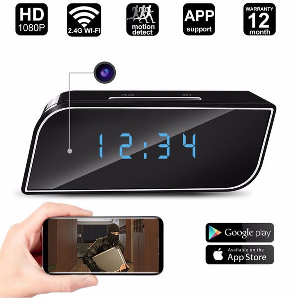 alarm clock wifi camera hd 1080p ip p2p night vision video home remote surveillance smart wall clock wifi cam camera bluetooth
alarm clock wifi camera hd 1080p ip p2p night vision video home remote surveillance smart wall clock wifi cam camera bluetooth