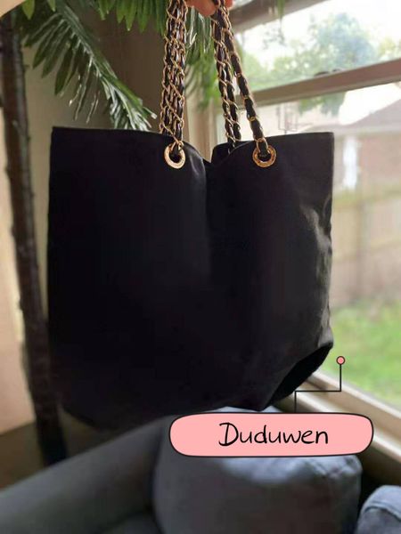40x33x9cm classic canvas shopping bag fashion beach bag chain travel tote wash bag printed letters cosmetic storage case duduforvip
40x33x9cm classic canvas shopping bag fashion beach bag chain travel tote wash bag printed letters cosmetic storage case duduforvip