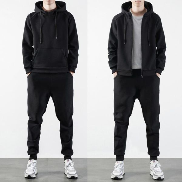 men's tracksuits shang 2021 autumn and winter leisure suit men velvet with thick warm cotton plain black two-piece plate can be pressed, Gray
men's tracksuits shang 2021 autumn and winter leisure suit men velvet with thick warm cotton plain black two-piece plate can be pressed, Gray