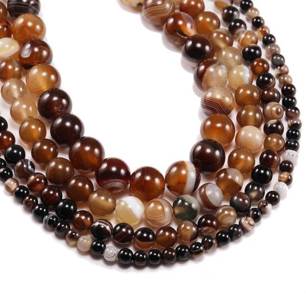 4 6 8 10 12 mm strand natural coffee stripe agates natural stone round beads for jewelry making diy bracelet necklace wholesale h bbylzw, Silver
4 6 8 10 12 mm strand natural coffee stripe agates natural stone round beads for jewelry making diy bracelet necklace wholesale h bbylzw, Silver