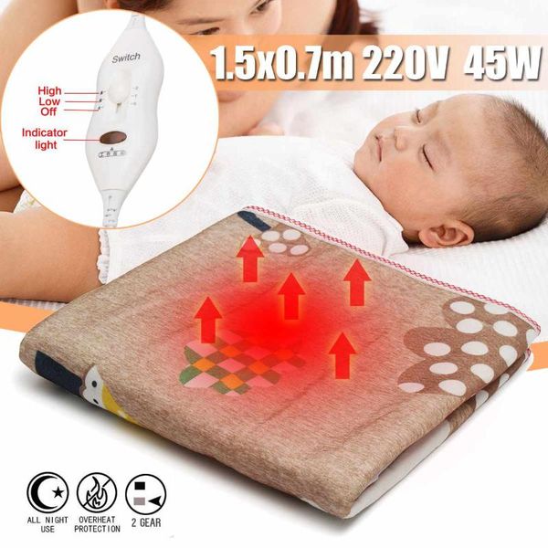 electric blanket thicken heater single body warmer 150x70cm heated blanket thermostat electric heating 220v heating pad
electric blanket thicken heater single body warmer 150x70cm heated blanket thermostat electric heating 220v heating pad
