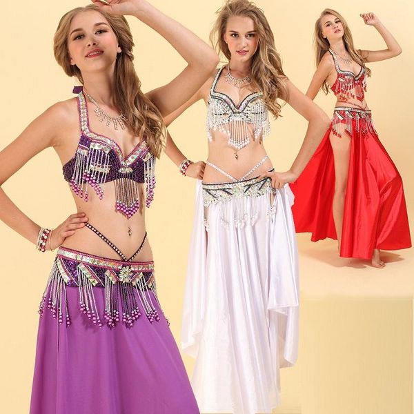 stage wear female belly dance costumes women national dancer performance clothes 3 piece bra belt skirt set1, Black;red
stage wear female belly dance costumes women national dancer performance clothes 3 piece bra belt skirt set1, Black;red