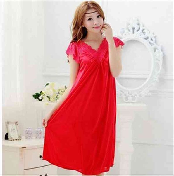 women black lace nightdress girls plus size bathrobe large size sleepwear nightgown y02-2, Black;red
women black lace nightdress girls plus size bathrobe large size sleepwear nightgown y02-2, Black;red