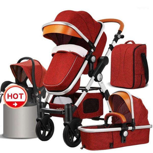 strollers# hjbb high landscape stroller baby can sit reclining folding trolley 4 in 1 with comfortable car seat1
strollers# hjbb high landscape stroller baby can sit reclining folding trolley 4 in 1 with comfortable car seat1